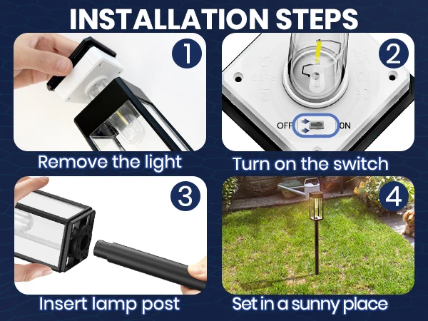 in ground path lights