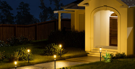 solar sidewalk lights