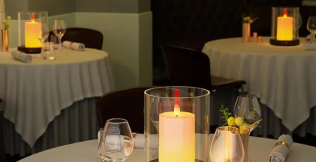 coloured led candles