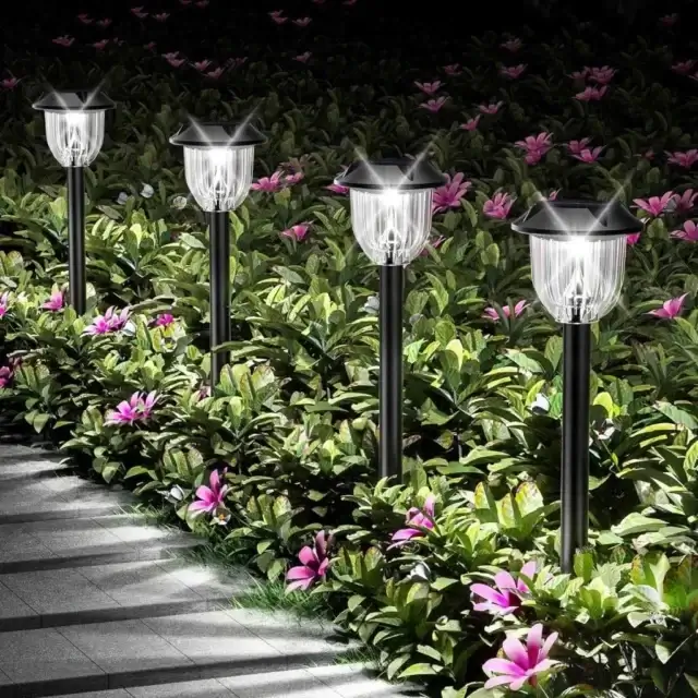 solar lights pathway outdoor