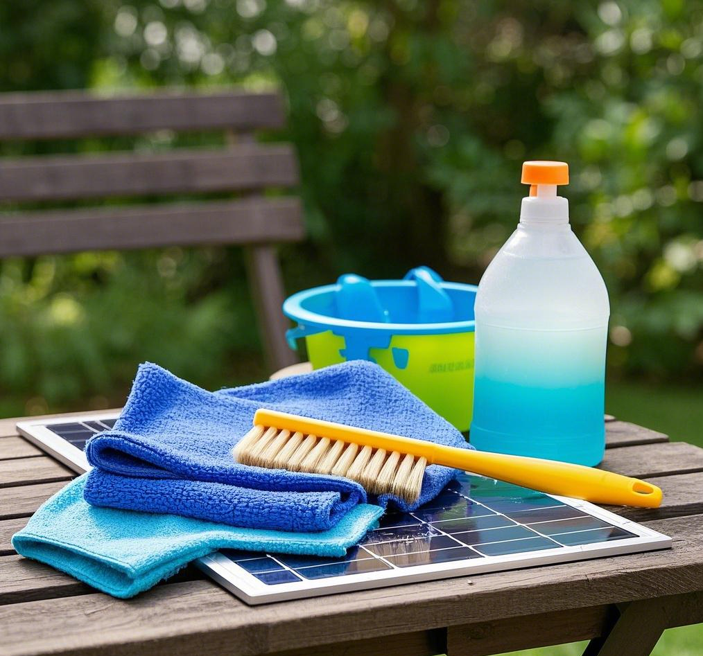 how to clean solar lights