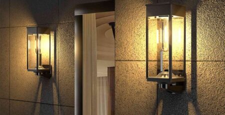 solar wall lantern