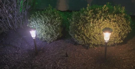 modern solar path lights