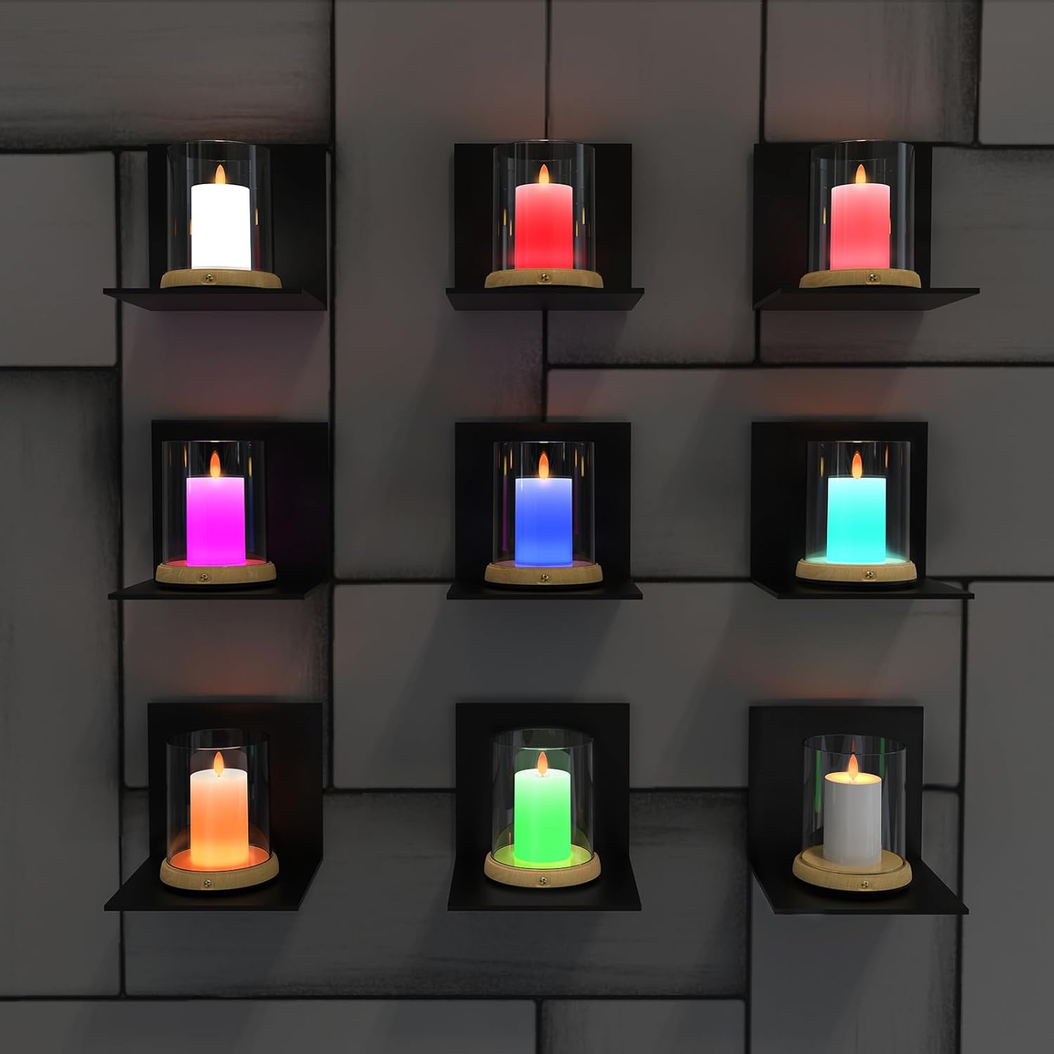 memorial led candle