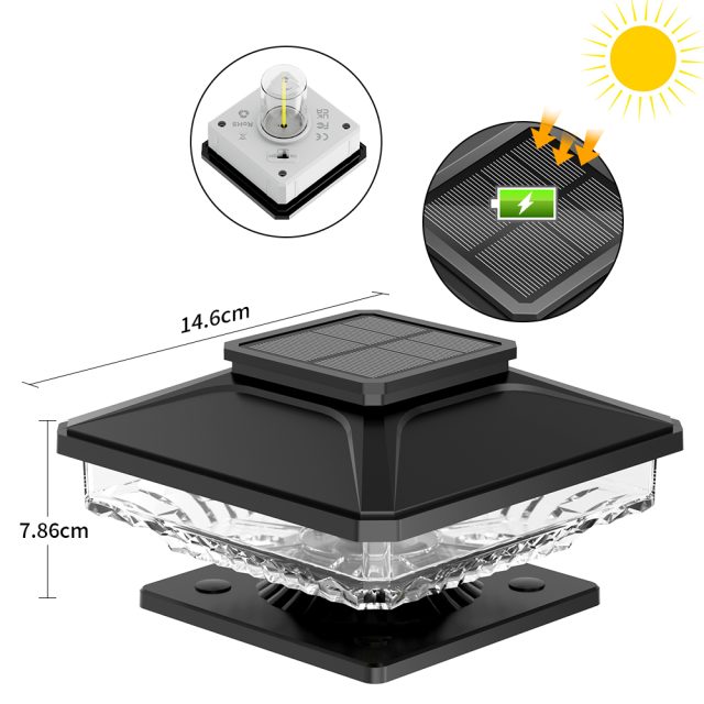 solar caps for deck posts