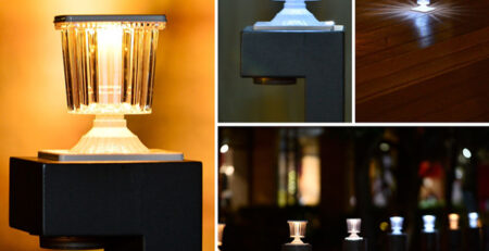 solar post cap lights 6x6